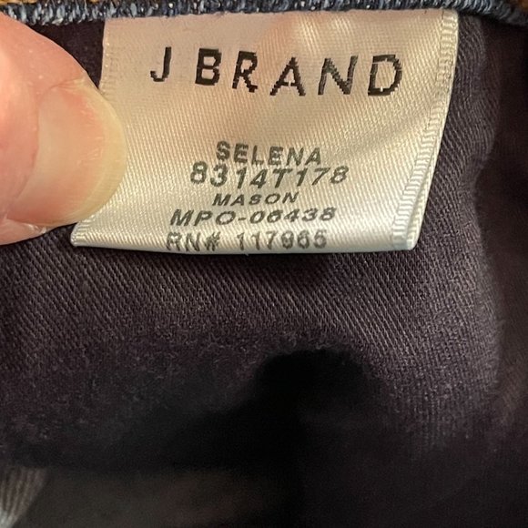 J Brand Selena Mid Rise Crop Boot Jeans Eco Wash Size 26 NWT - Picture 8 of 8